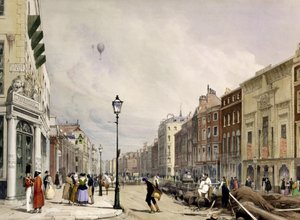 Piccadilly, 1842 door Thomas Shotter Boys