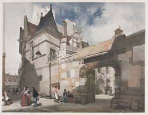 Pittoreske Architectuur in Parijs, Gent, Antwerpen, Rouen: Hôtel de Cluny, Parijs