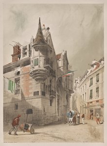 Pittoreske Architectuur in Parijs, Gent, Antwerpen, Rouen: Hôtel de Sens, Parijs