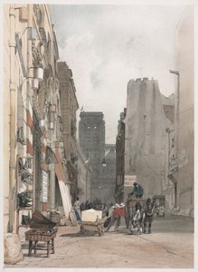 Pittoreske architectuur in Parijs, Gent, Antwerpen, Rouen: Nôtre Dame, Parijs door Thomas Shotter Boys