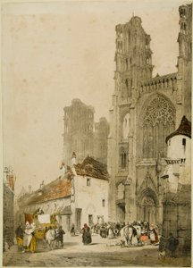 Pittoreske Architectuur in Parijs, Gent, Antwerpen, Rouen, enz. door Thomas Shotter Boys