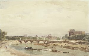 De Concorde Brug gezien vanaf de Koninginnenbaan door Thomas Shotter Boys