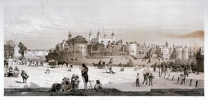 Tower of London, 1842 door Thomas Shotter Boys