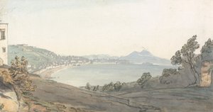 Chiaja van Napels vanaf Posillipo