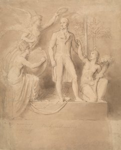 Een studie voor het Wellington Monument door Thomas Stothard
