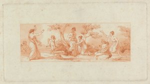 [Een van] Twee Albums, Bevatten in Totaal 213 Tekeningen door Stothard voor Boekillustraties door Thomas Stothard