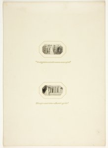 Studie voor een plaat uit De triomfen van Temper, in het Royal Engagements Pocket Book van 1796 door Thomas Stothard