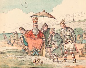 Knoet en zijn hovelingen, c1884