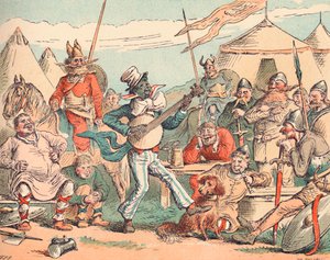 Koning Alfred in het Deense kamp, ca. 1884