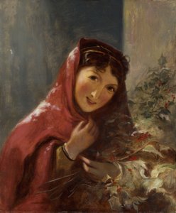 Dame die Hulsttakken Draagt, 1850 door Thomas Sully