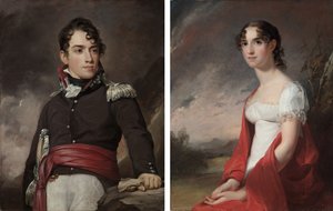 Portretten van Jean Terford David en Mary Sicard David