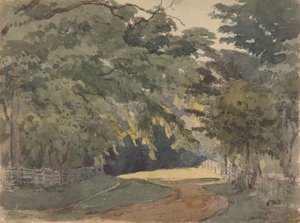 Met Bomen Omzoomde Laan door Thomas Sully