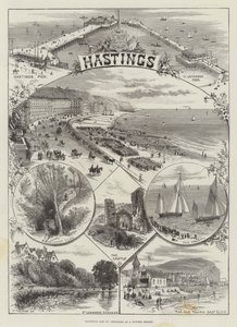 Hastings en St Leonards als winterresort door Thomas Sulman