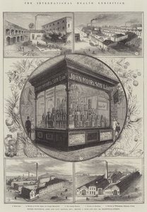De Internationale Gezondheids Tentoonstelling, ingeblikte levensmiddelen, leger- en marine rantsoenen, enz., Messers J Moir en Zoon, 148, Leadenhall-Street door Thomas Sulman