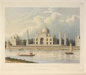 De Taj Mahal, Graf van de Keizer Shah Jehan, illustratie uit 