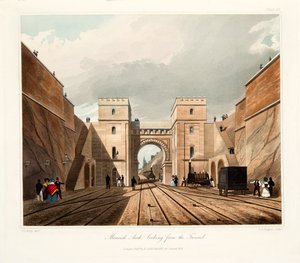 Moorse Boog, kijkend vanuit de Tunnel, 1831