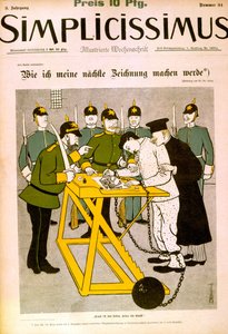 Censuur van de Duitse pers door Thomas Theodor Heine