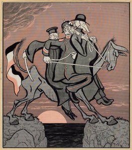 Er wordt te veel over ons geregeerd; Simplicissimus V/3, 1900 door Thomas Theodor Heine