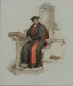 Doctor in de Godgeleerdheid, gegraveerd door J. Agar