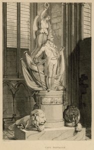 Monument voor Kapitein Montague, Westminster Abbey, Londen