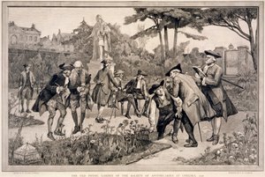 De oude fysische tuin van de Society of Apothecaries in Chelsea, 1750, 1890 door Thomas W Lascelles