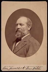 Portret van James Abram Garfield door Thomas William Smillie