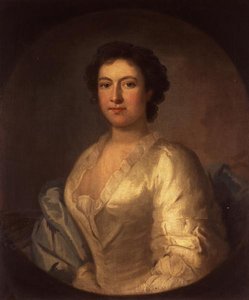 Portret van de zangeres Susannah Maria Cibber
