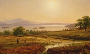 Ochtend aan Lago Maggiore, 1860