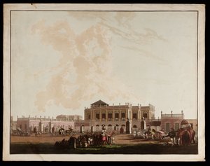Old Government House vanuit de Uitzichten van Calcutta
