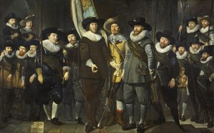 Schutterij van het IIIe district van Amsterdam, onder bevel van kapitein Allaert Cloeck en luitenant Lucas Jacobsz Rotgans, 1632