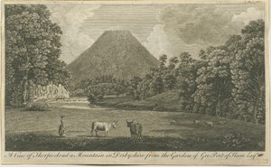 Dovedale - Thorpe Cloud door Thomas of Derby (after) Smith