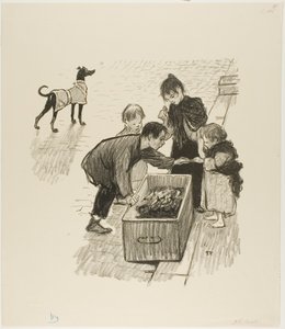 High society! door Théophile Alexandre Pierre Steinlen