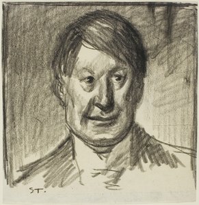 Jean Louis Forain door Théophile Alexandre Pierre Steinlen