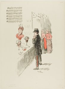 De kleine aardappel door Théophile Alexandre Pierre Steinlen