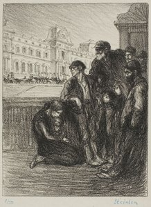 Ellende en pracht door Théophile Alexandre Pierre Steinlen