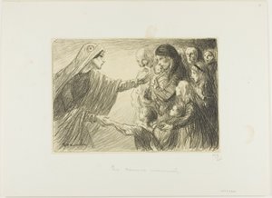 Nationale bijstand door Théophile Alexandre Pierre Steinlen