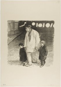 Nationale feestdag door Théophile Alexandre Pierre Steinlen