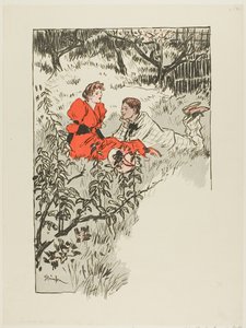 Lente door Théophile Alexandre Pierre Steinlen