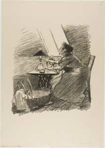 De geneugten van de zomer door Théophile Alexandre Pierre Steinlen