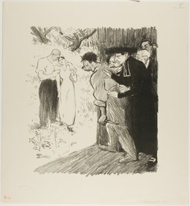 De laatste hinderlaag door Théophile Alexandre Pierre Steinlen