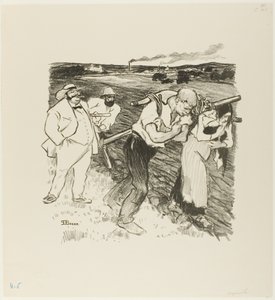 Vandaag! door Théophile Alexandre Pierre Steinlen
