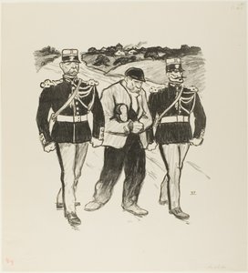 Zonder cent door Théophile Alexandre Pierre Steinlen