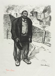 De eerlijke werknemer door Théophile Alexandre Steinlen