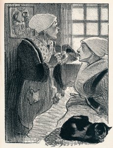 Les Femmes De France uit Chansons De Femmes, 1897, 1898 door Théophile Alexandre Steinlen