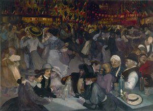 Het bal op 14 juli door Théophile Alexandre Steinlen