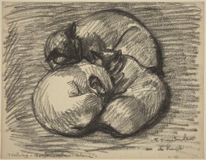 De katten: Tsching, Batzar en Blanc-Blanc door Théophile Alexandre Steinlen