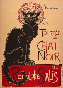 Tournée du Chat Noir de Rodolphe Salis (1e versie). Frankrijk 1896