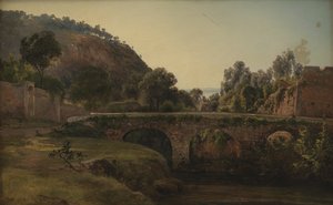 Een brug bij Sorrento