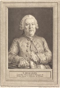 N. Beaujeon door Thérèse Éléonore Lingée after Charles Nicolas Cochin II