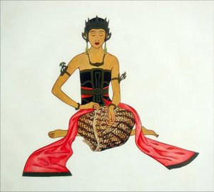 Klassieke Javaanse danseres